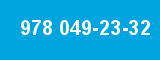 978 049-23-32 978 049-23-32